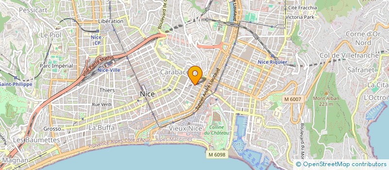 localisation de l'entreprise SARL PIZZA GILOU à NICE