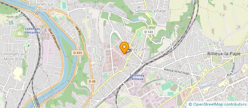 localisation de l'entreprise SARL PIZZA LAZIO à SATHONAY-CAMP