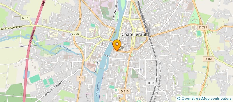 localisation de l'entreprise SARL PIZZA SNACK à CHATELLERAULT