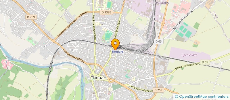 localisation de l'entreprise SARL PIZZA SOLEIL à THOUARS