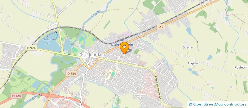 localisation de l'entreprise SARL PIZZA XV à L'ISLE-JOURDAIN