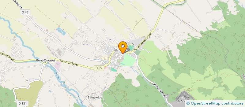 localisation de l'entreprise SARL PIZZAION à SOREZE