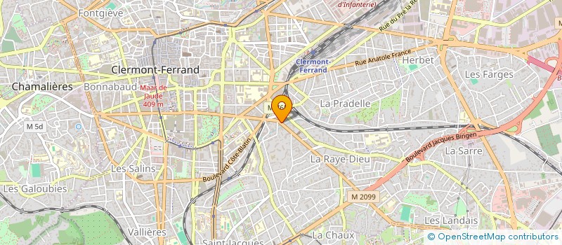 localisation de l'entreprise SARL PIZZAS TIME à CLERMONT-FERRAND
