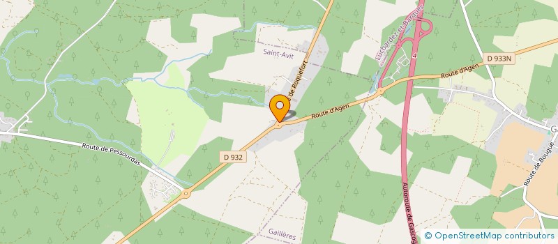 localisation de l'entreprise SARL PIZZAVIT  SAINT-AVIT