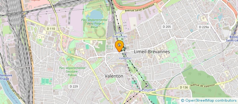 localisation de l'entreprise SARL PIZZERIA ARDUINO  VALENTON