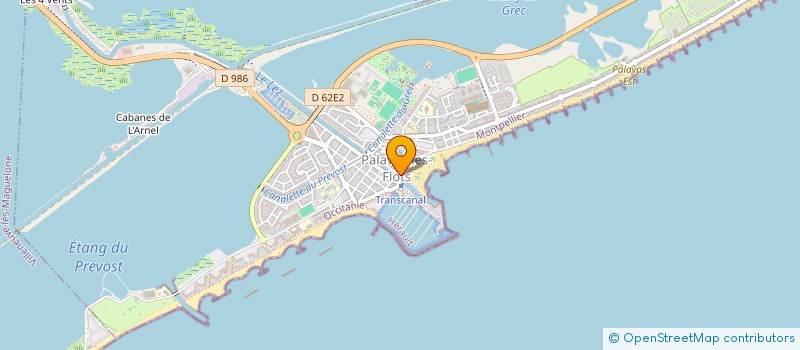 localisation de l'entreprise SARL PIZZERIA CATARI à PALAVAS-LES-FLOTS