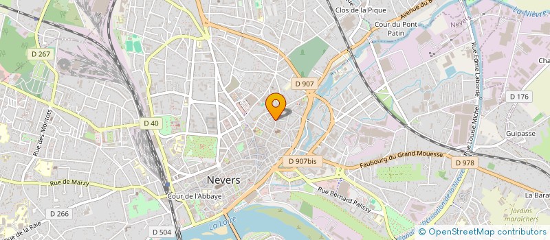 localisation de l'entreprise SARL PIZZERIA IL COLOSSEO à NEVERS