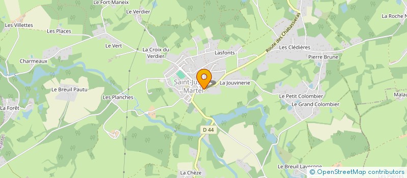 localisation de l'entreprise SARL PIZZERIA JULIA à SAINT-JUST-LE-MARTEL