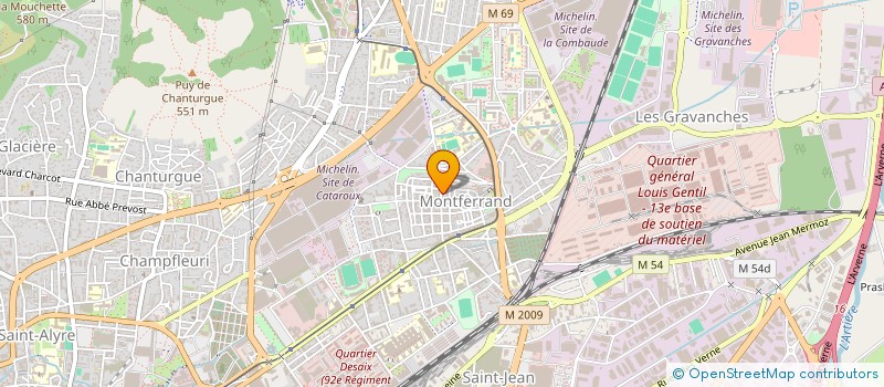 localisation de l'entreprise SARL PIZZERIA LE RING à CLERMONT-FERRAND