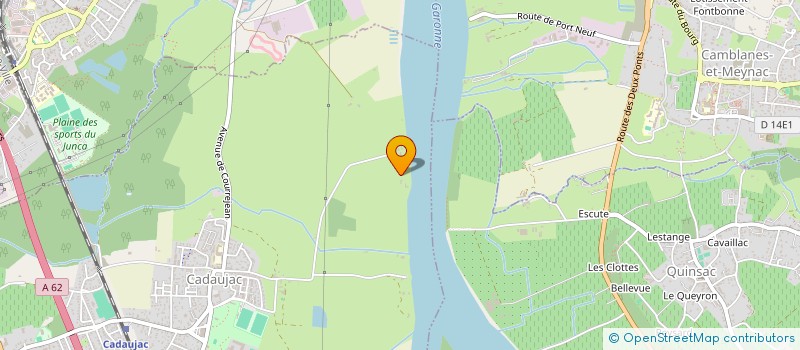 localisation de l'entreprise SARL PLACE TARTAS  CADAUJAC