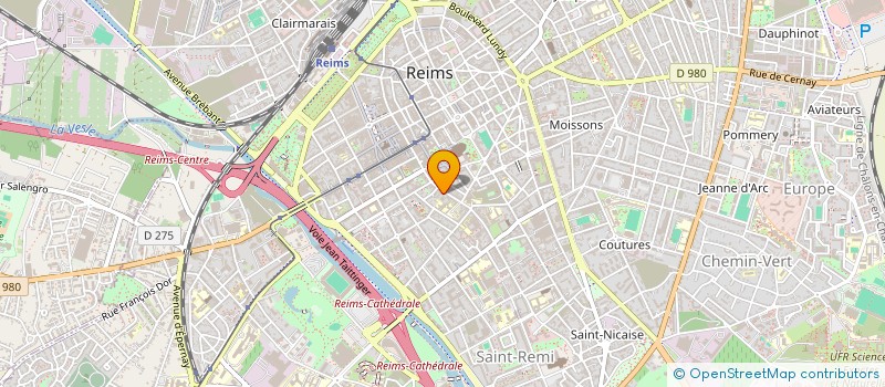localisation de l'entreprise SARL PLACEMENTS PATRIMOINE à REIMS
