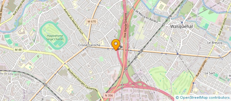 localisation de l'entreprise SARL PLACO CLOISON PLATRE à MARCQ-EN-BARŒUL