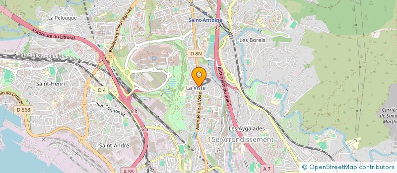 localisation de l'entreprise SARL PLAFOND AVENIR à MARSEILLE