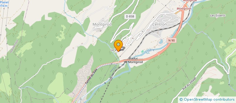 localisation de l'entreprise SARL PLAGNE EVASIONS  AIME-LA-PLAGNE