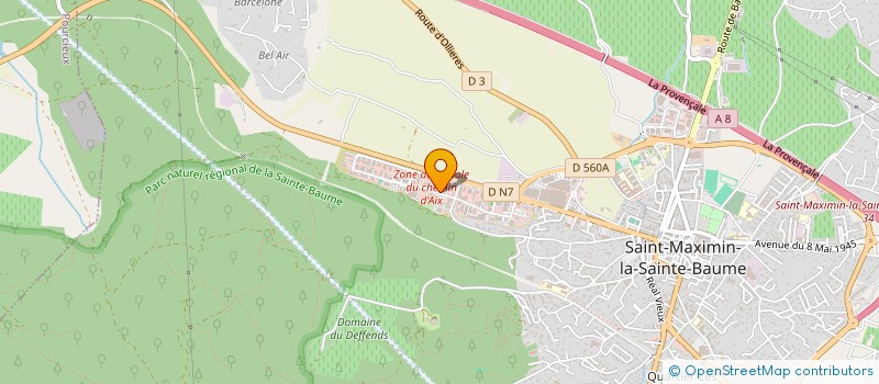 localisation de l'entreprise SARL PLAN à SAINT-MAXIMIN-LA-SAINTE-BAUME