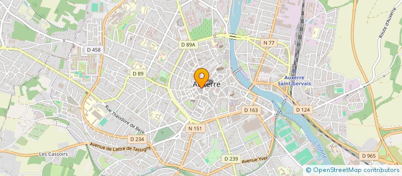 localisation de l'entreprise SARL PLAN B  AUXERRE