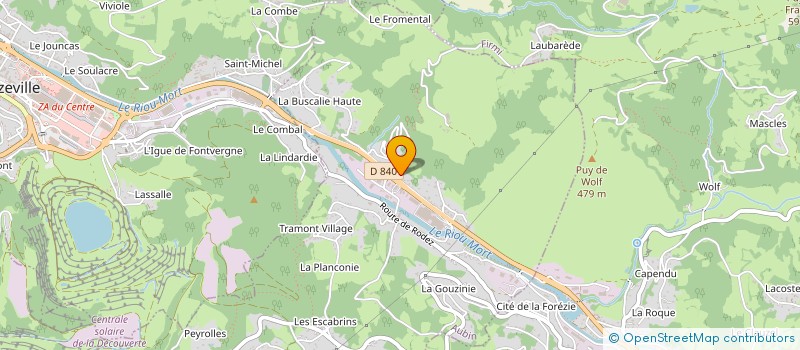 localisation de l'entreprise SARL PLANAT ET FILS  CRANSAC