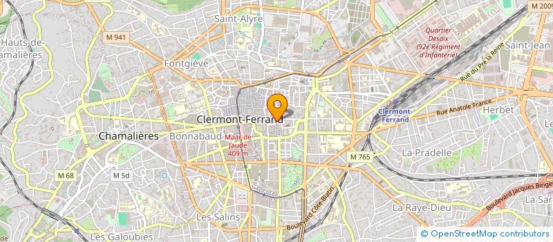 localisation de l'entreprise SARL PLANCHAT  CLERMONT-FERRAND