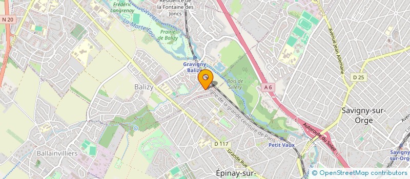 localisation de l'entreprise SARL PLANCQ GAILLARD à LONGJUMEAU