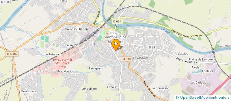 localisation de l'entreprise SARL PLANES  SAINT-SULPICE-LA-POINTE