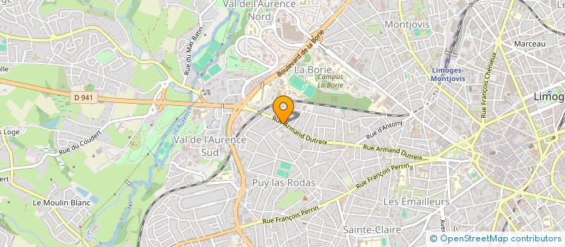 localisation de l'entreprise SARL PLANET MOTO à LIMOGES