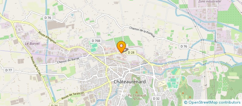 localisation de l'entreprise SARL PLANET SYSTEM DIFFUSIONS  CHATEAURENARD