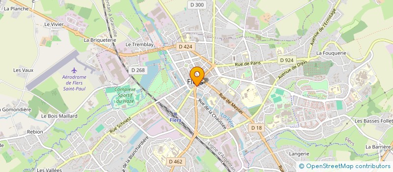 localisation de l'entreprise SARL PLANETE CELEANE à FLERS