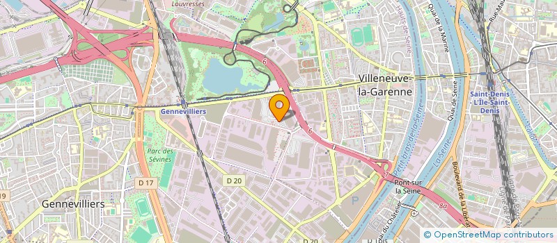 localisation de l'entreprise SARL PLANETE GENNEVILLIERS à GENNEVILLIERS