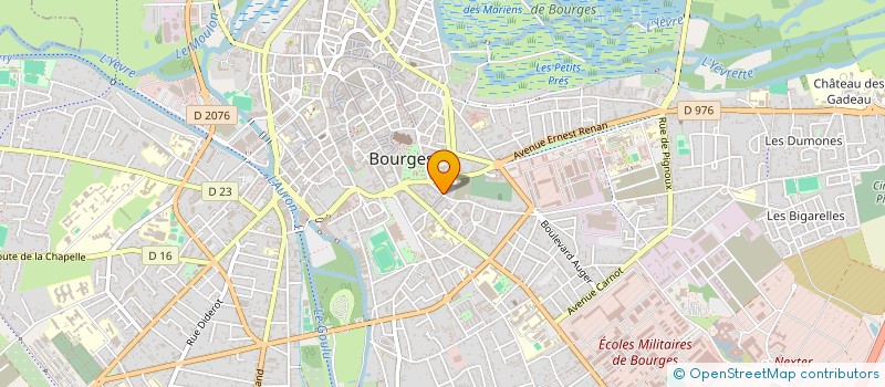 localisation de l'entreprise SARL PLANETE SERVICES à BOURGES