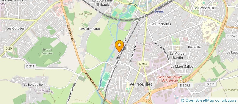 localisation de l'entreprise SARL PLANETE SERVICES à VERNOUILLET