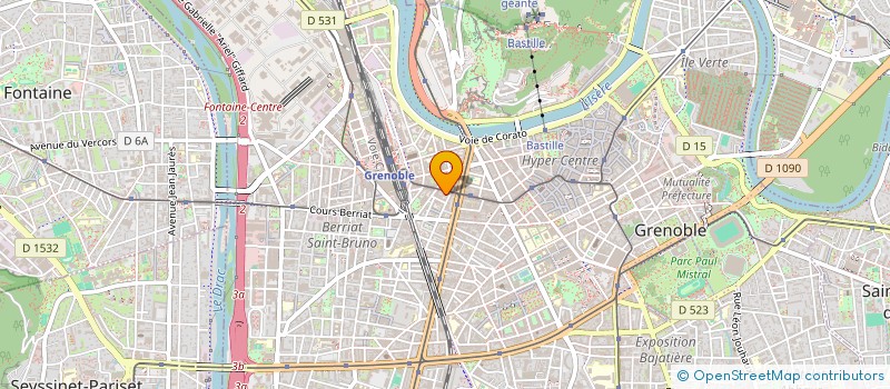 localisation de l'entreprise SARL PLANETE STARSIX à GRENOBLE