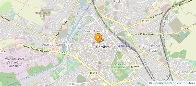 localisation de l'entreprise SARL PLANETE SURF à CAMBRAI