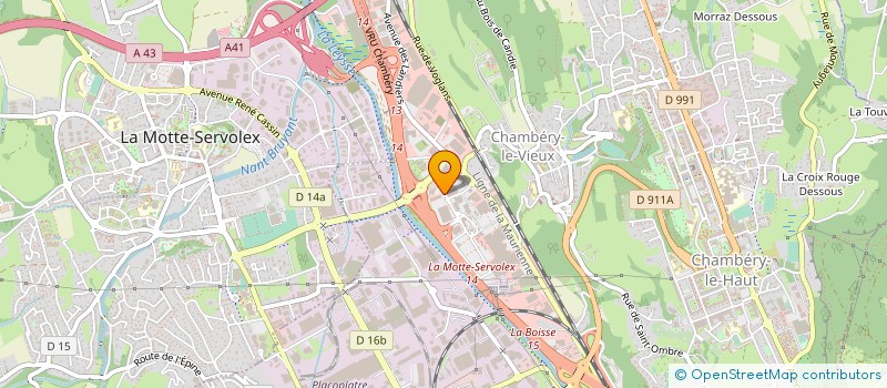 localisation de l'entreprise SARL PLASS-OPTIC à CHAMBERY