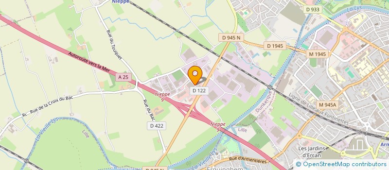 localisation de l'entreprise SARL PLASTI SERVICES à NIEPPE