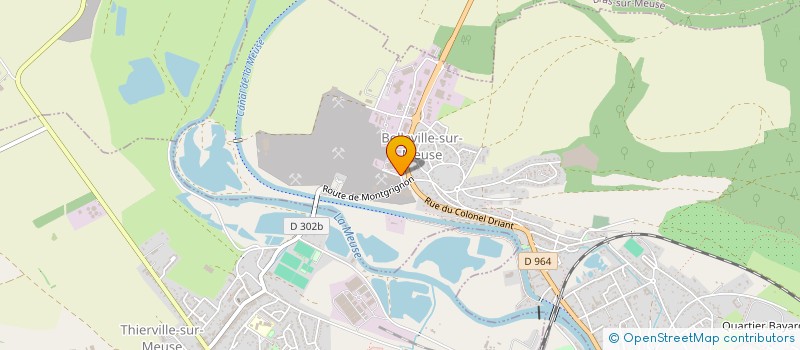 localisation de l'entreprise SARL PLASTIPOSE à BELLEVILLE-SUR-MEUSE