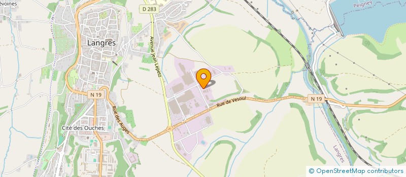 localisation de l'entreprise SARL PLASTIQUE RETRAITEMENT à LANGRES
