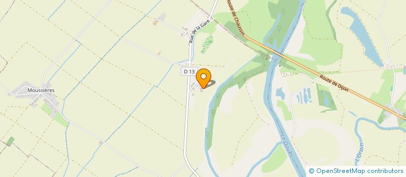 localisation de l'entreprise SARL PLASTIQUES VERPEAUX  LONGWY-SUR-LE-DOUBS