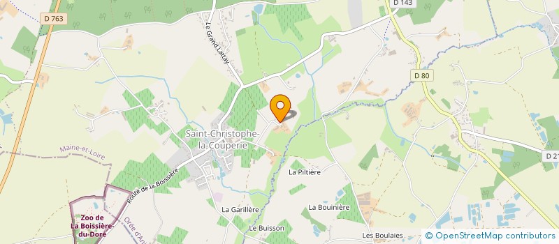 localisation de l'entreprise SARL PLASTISACK à MONTREVAULT-SUR-EVRE