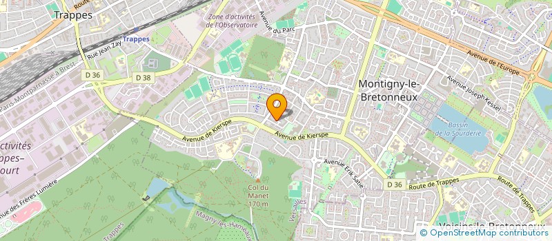localisation de l'entreprise SARL PLATRE STAFF MACONNERIE CONSTRUCTIO à MONTIGNY-LE-BRETONNEUX