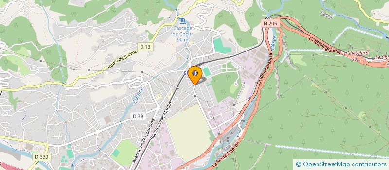 localisation de l'entreprise SARL PLATRERIE DES ALPES  PASSY