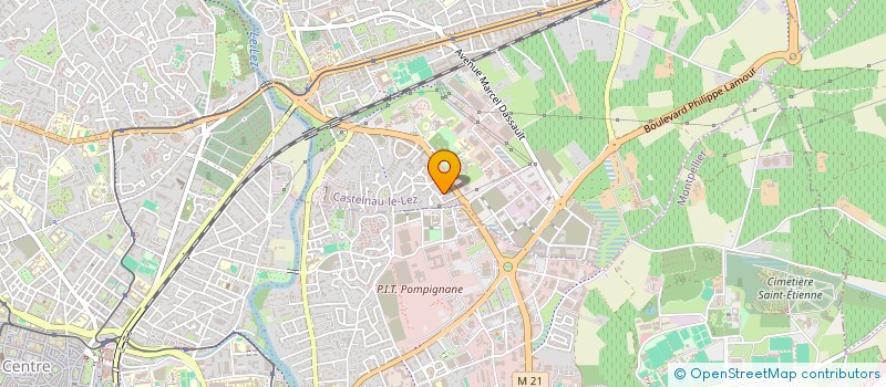localisation de l'entreprise SARL PLATRERIE PLACOPLATRE RENOVATION à CASTELNAU-LE-LEZ