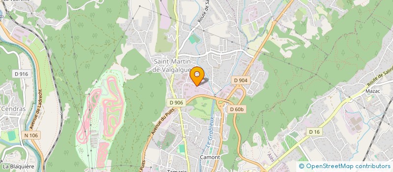 localisation de l'entreprise SARL PLAZAS  SAINT-MARTIN-DE-VALGALGUES