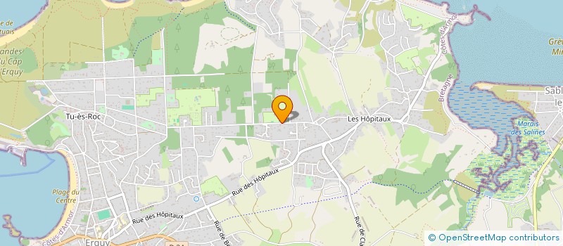 localisation de l'entreprise SARL PLEIN AIR à ERQUY