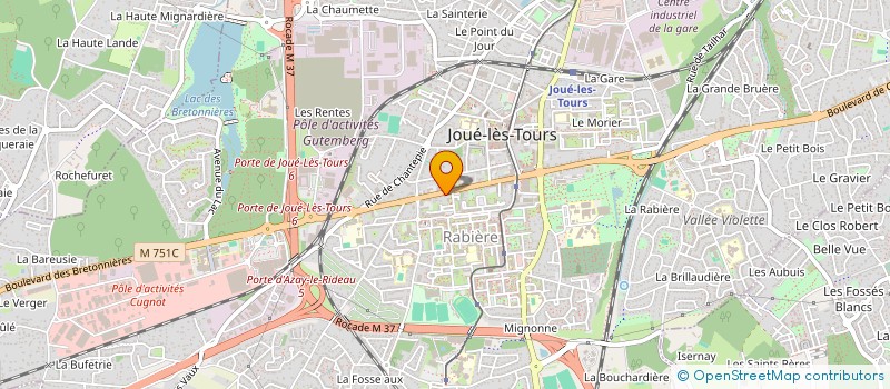 localisation de l'entreprise SARL PLEIN GAZ  JOUE-LES-TOURS