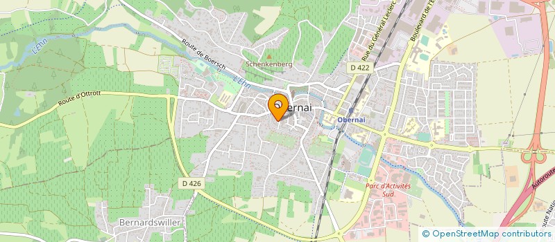 localisation de l'entreprise SARL PLEINE FORME à OBERNAI