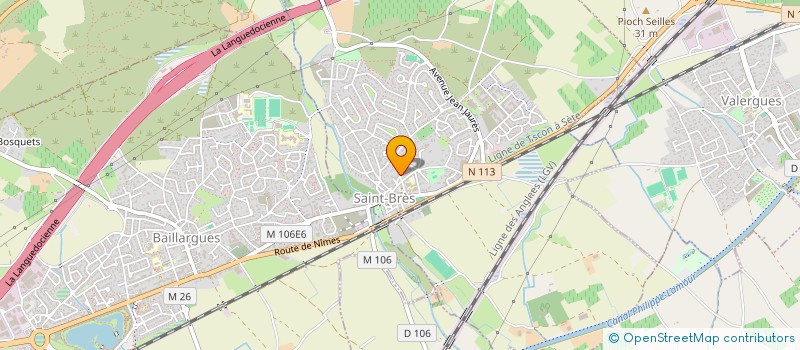 localisation de l'entreprise SARL PLEINE LUNE  SAINT-BRES