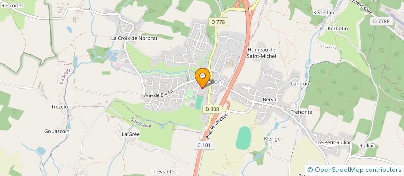 localisation de l'entreprise SARL PLESCODIS à PLESCOP