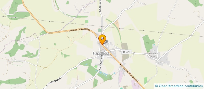 localisation de l'entreprise SARL PLESSIS ELECTRICITE à ECHAUFFOUR