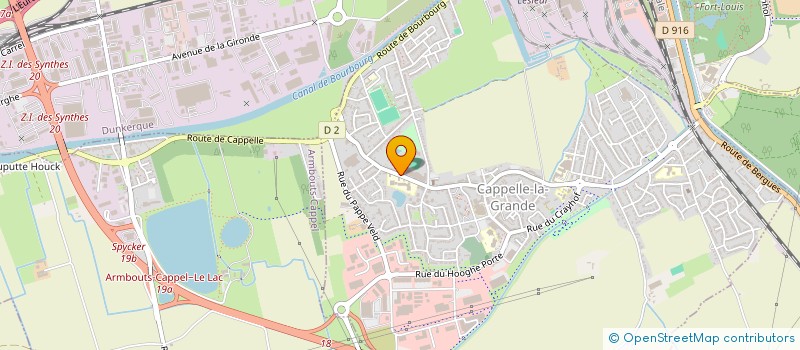 localisation de l'entreprise SARL PLET  CAPPELLE-LA-GRANDE