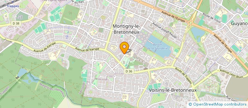 localisation de l'entreprise SARL PLG à MONTIGNY-LE-BRETONNEUX